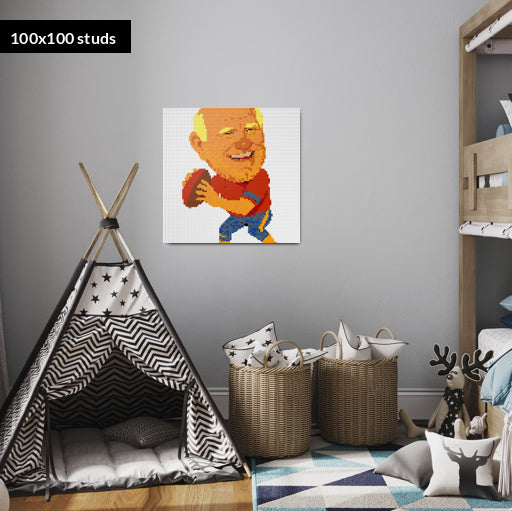 100*100studs, 80*80cm, 31,5*31,5inch