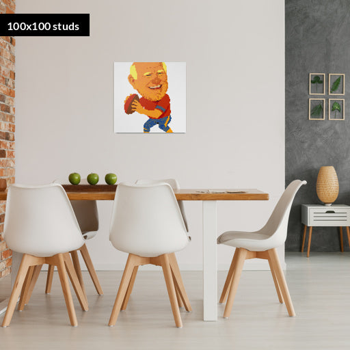 100*100studs, 80*80cm, 31,5*31,5inch