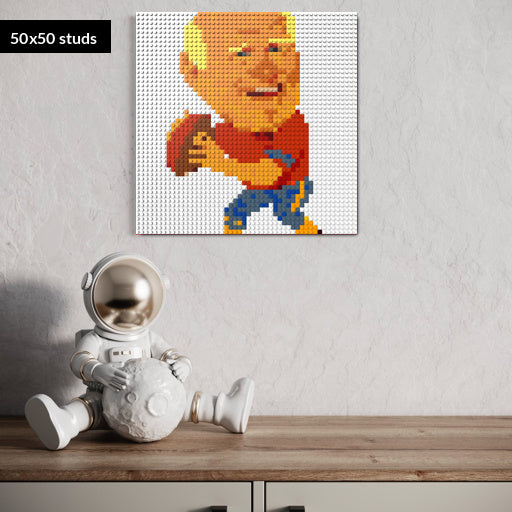 50*50studs, 40*40cm, 15,75*15,75inch