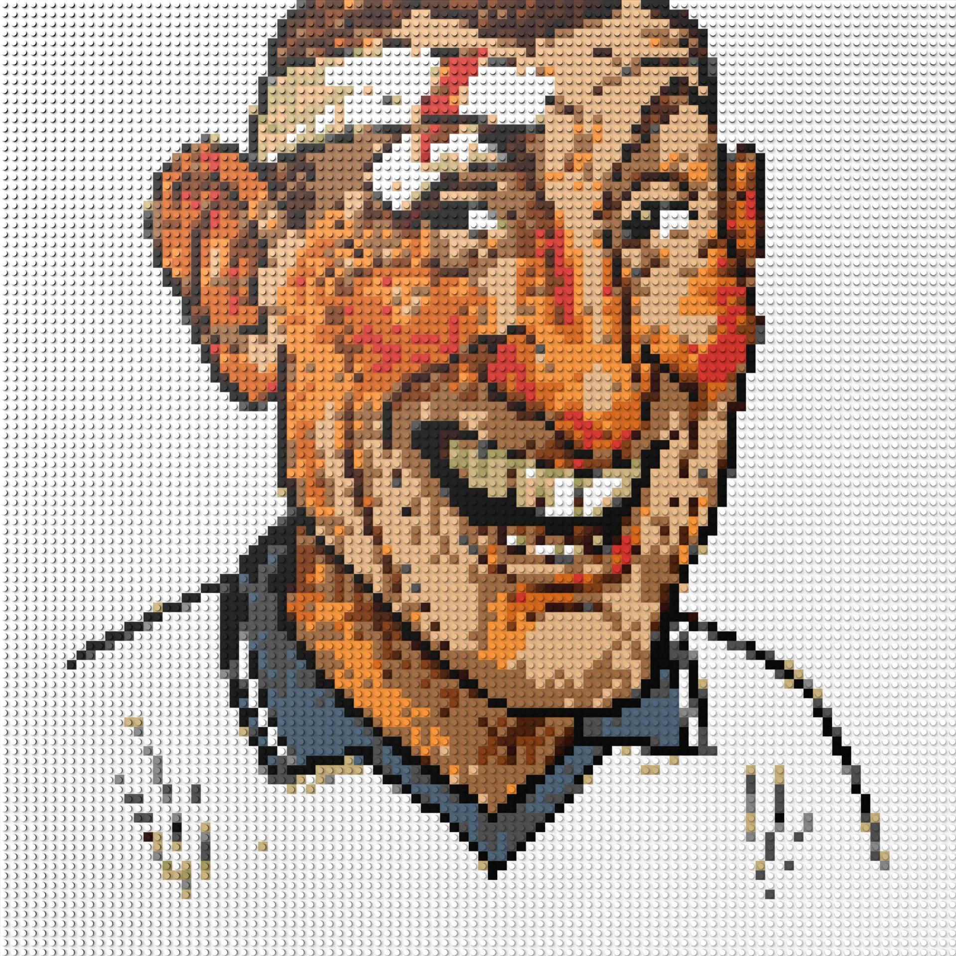 100*100studs, 80*80cm, 31,5*31,5inch