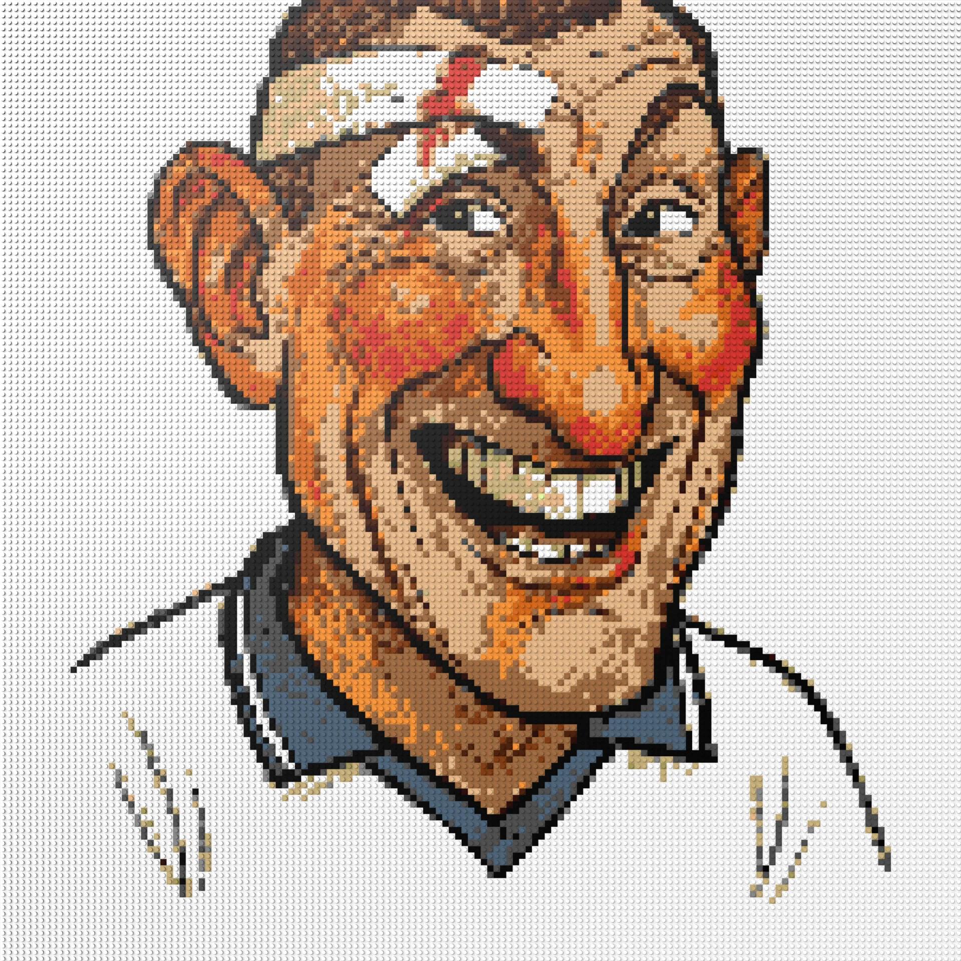 150*150studs, 120*120cm, 47,25*47,25inch