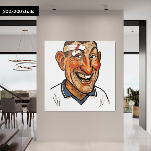 200*200studs, 160*160cm, 63*63inch