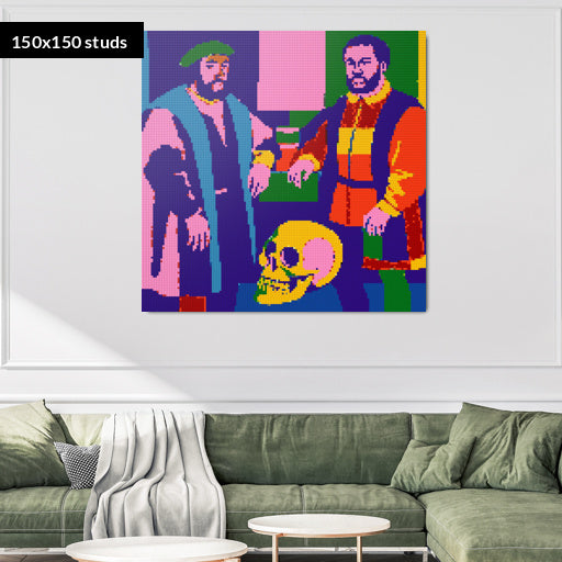 150*150studs, 120*120cm, 47,25*47,25inch