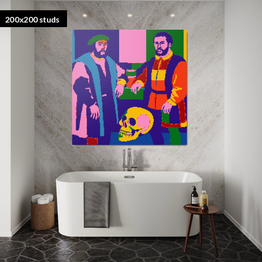 200*200studs, 160*160cm, 63*63inch