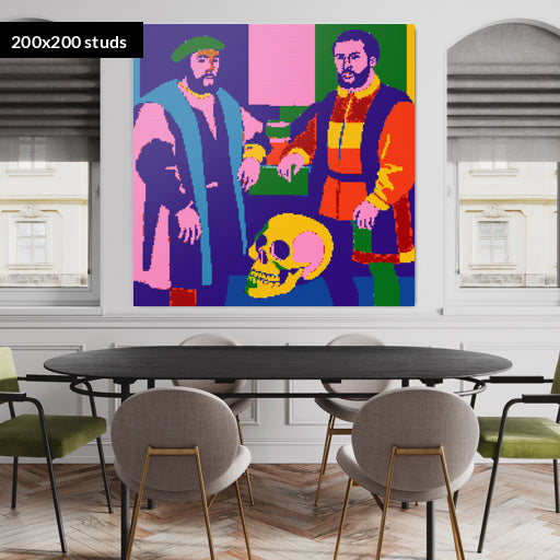 200*200studs, 160*160cm, 63*63inch