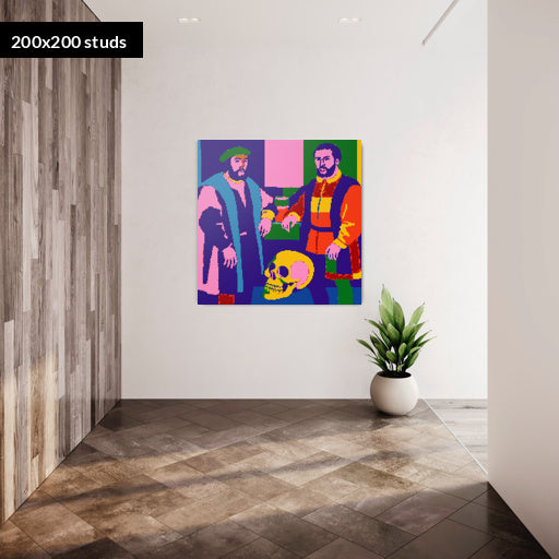 200*200studs, 160*160cm, 63*63inch