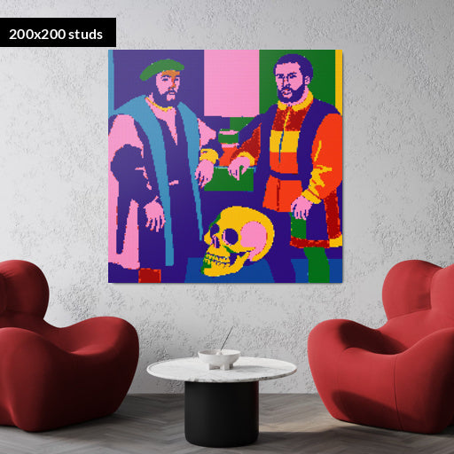 200*200studs, 160*160cm, 63*63inch