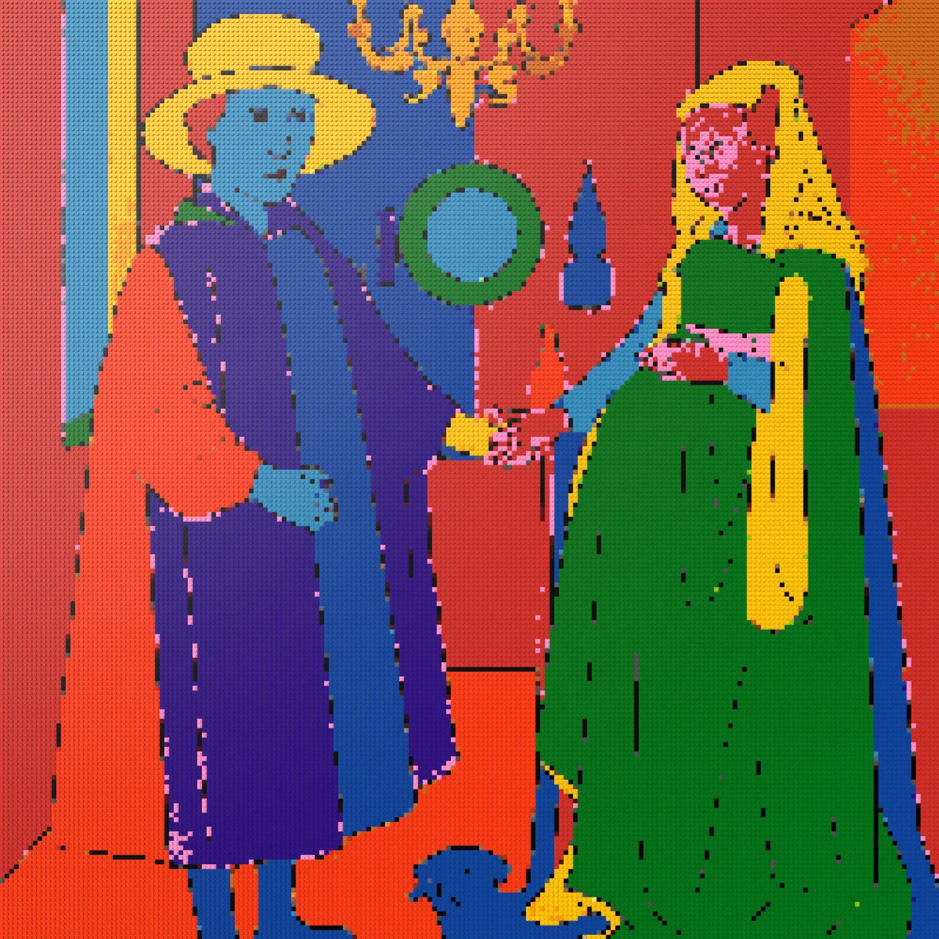 200*200studs, 160*160cm, 63*63inch