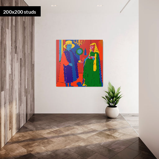 200*200studs, 160*160cm, 63*63inch