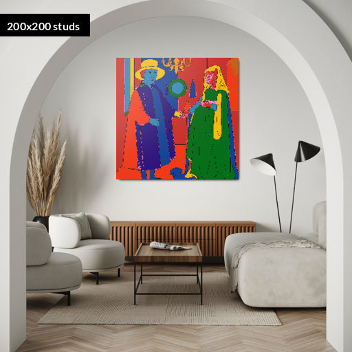 200*200studs, 160*160cm, 63*63inch