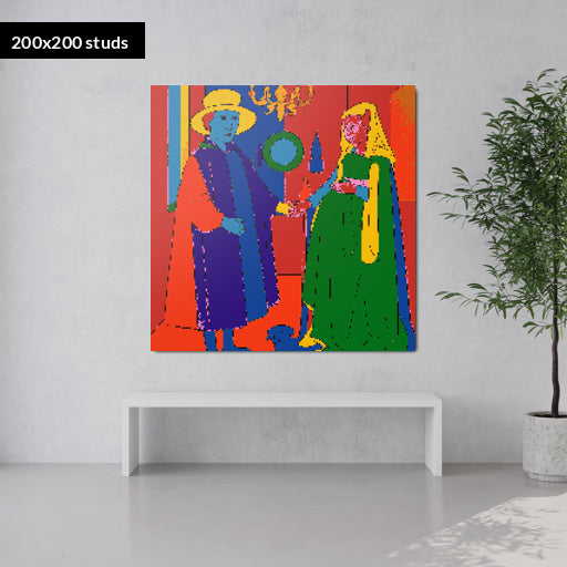 200*200studs, 160*160cm, 63*63inch