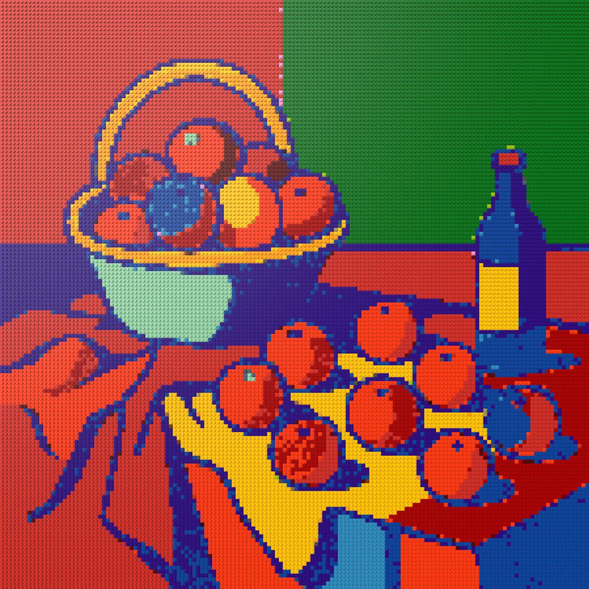 150*150studs, 120*120cm, 47,25*47,25inch