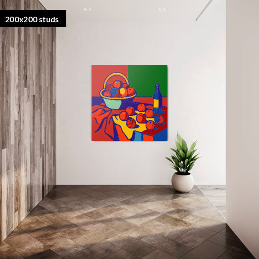 200*200studs, 160*160cm, 63*63inch