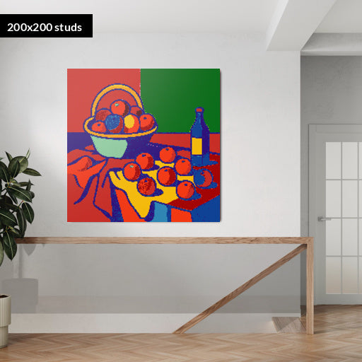 200*200studs, 160*160cm, 63*63inch