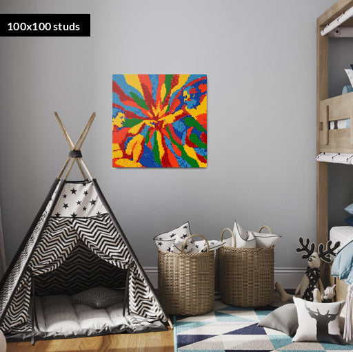 100*100studs, 80*80cm, 31,5*31,5inch