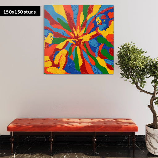 150*150studs, 120*120cm, 47,25*47,25inch