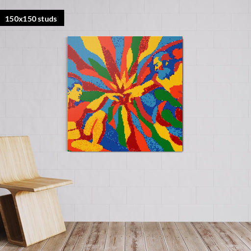 150*150studs, 120*120cm, 47,25*47,25inch