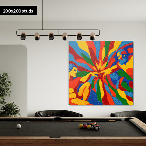 200*200studs, 160*160cm, 63*63inch