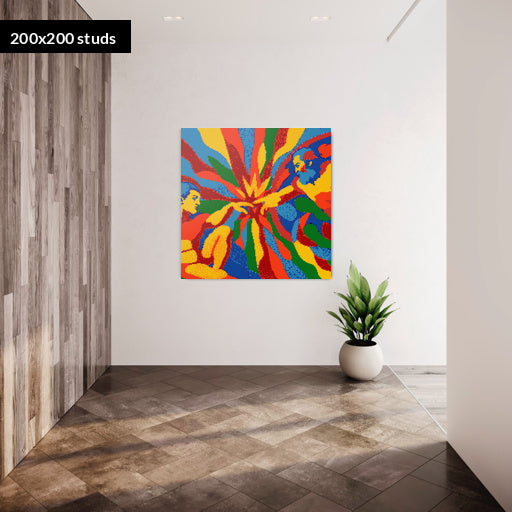 200*200studs, 160*160cm, 63*63inch