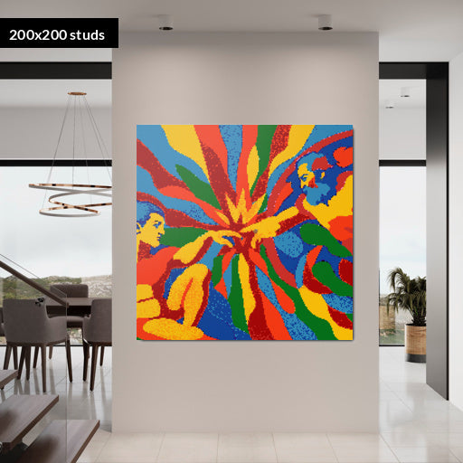 200*200studs, 160*160cm, 63*63inch