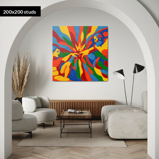 200*200studs, 160*160cm, 63*63inch