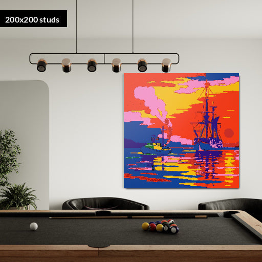 200*200studs, 160*160cm, 63*63inch