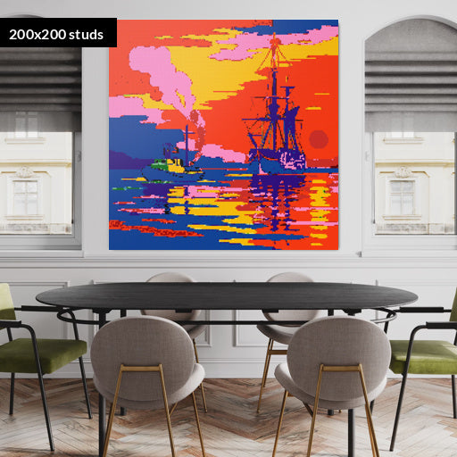 200*200studs, 160*160cm, 63*63inch