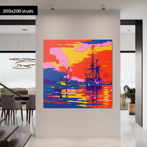 200*200studs, 160*160cm, 63*63inch