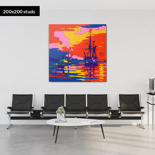 200*200studs, 160*160cm, 63*63inch