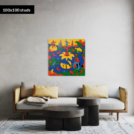 100*100studs, 80*80cm, 31,5*31,5inch