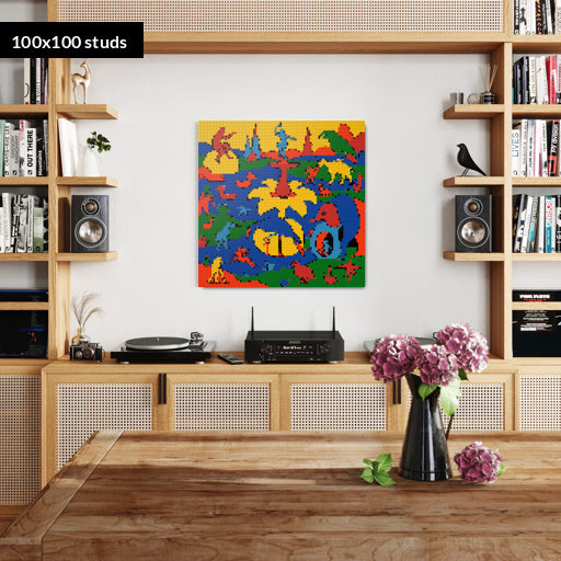 100*100studs, 80*80cm, 31,5*31,5inch