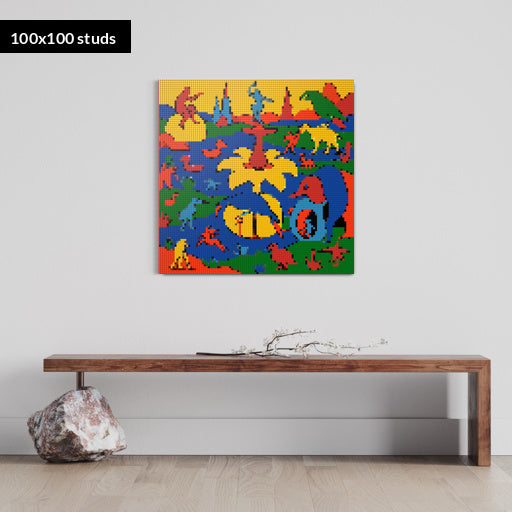 100*100studs, 80*80cm, 31,5*31,5inch