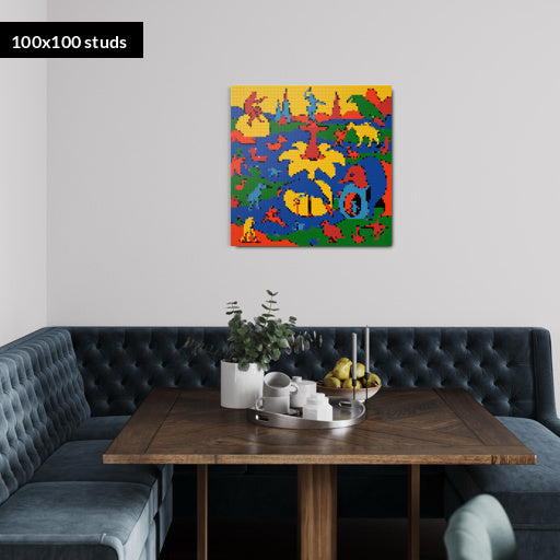 100*100studs, 80*80cm, 31,5*31,5inch