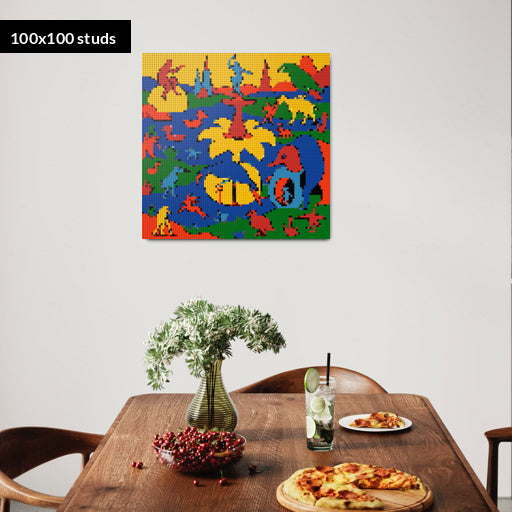 100*100studs, 80*80cm, 31,5*31,5inch