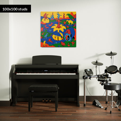 100*100studs, 80*80cm, 31,5*31,5inch