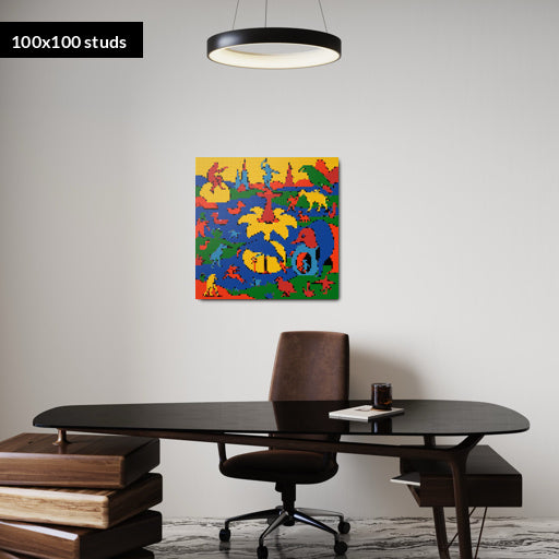 100*100studs, 80*80cm, 31,5*31,5inch