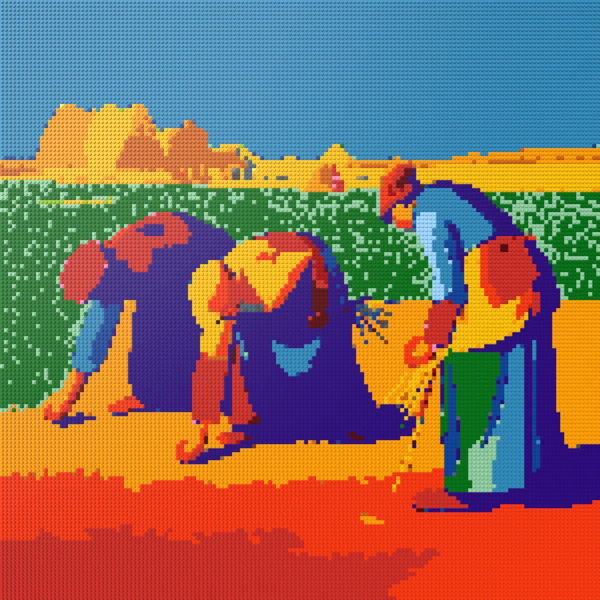 150*150studs, 120*120cm, 47,25*47,25inch