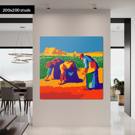 200*200studs, 160*160cm, 63*63inch