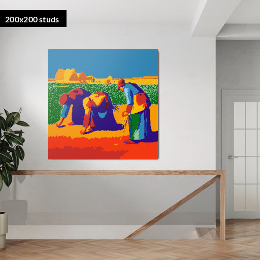 200*200studs, 160*160cm, 63*63inch