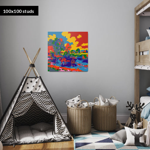 100*100studs, 80*80cm, 31,5*31,5inch