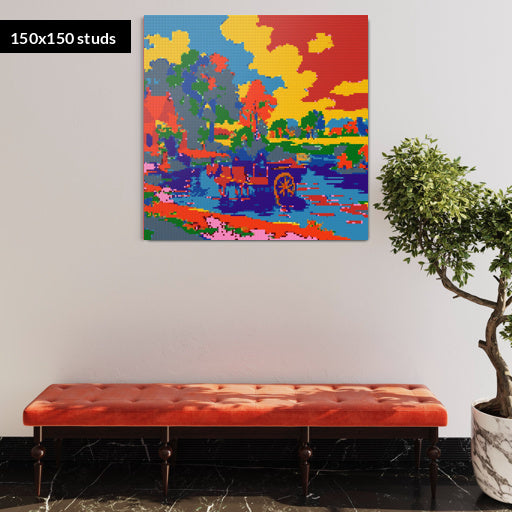 150*150studs, 120*120cm, 47,25*47,25inch