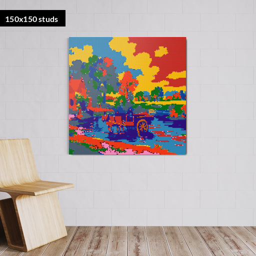 150*150studs, 120*120cm, 47,25*47,25inch