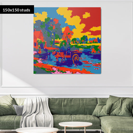 150*150studs, 120*120cm, 47,25*47,25inch