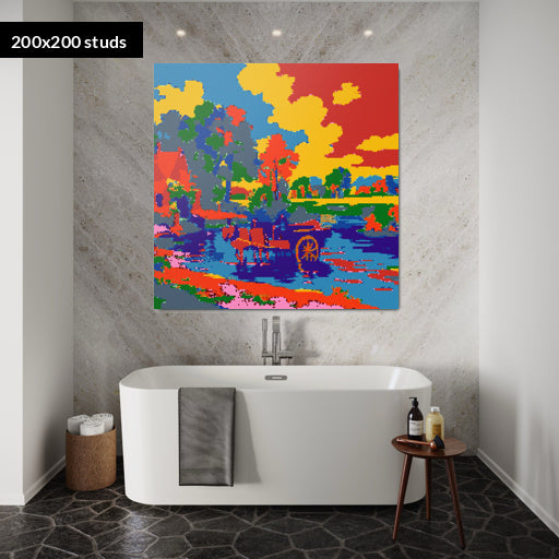 200*200studs, 160*160cm, 63*63inch