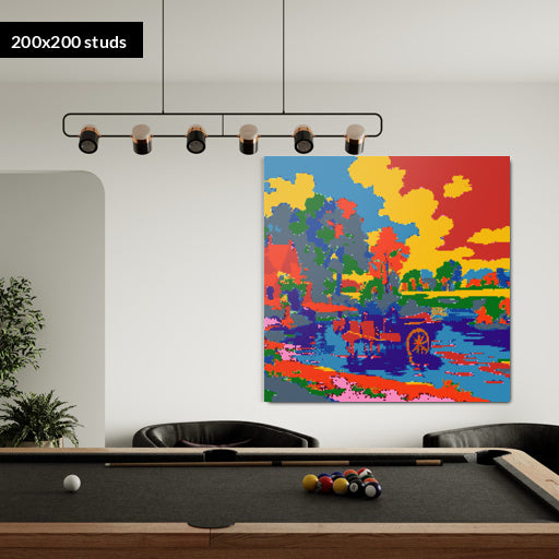 200*200studs, 160*160cm, 63*63inch