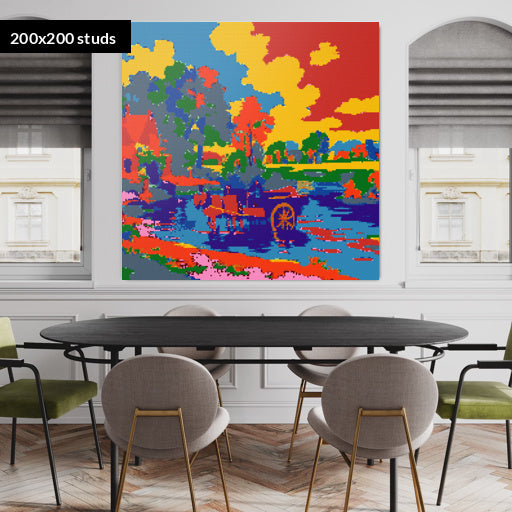 200*200studs, 160*160cm, 63*63inch