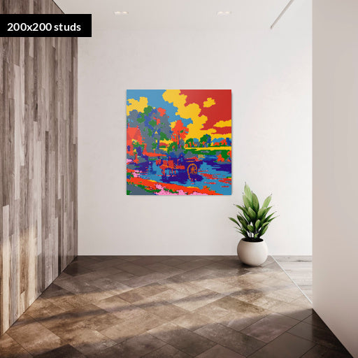 200*200studs, 160*160cm, 63*63inch