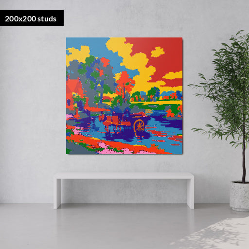 200*200studs, 160*160cm, 63*63inch