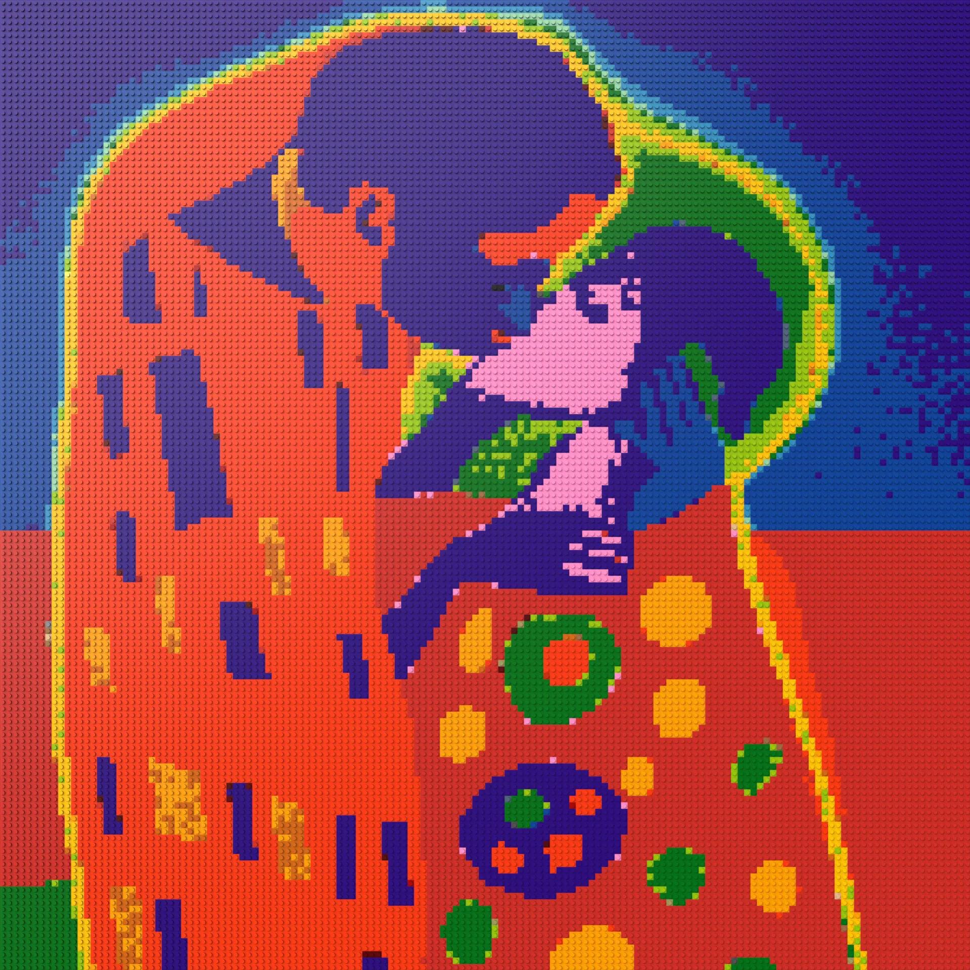 150*150studs, 120*120cm, 47,25*47,25inch