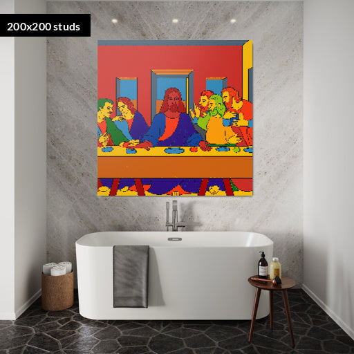 200*200studs, 160*160cm, 63*63inch